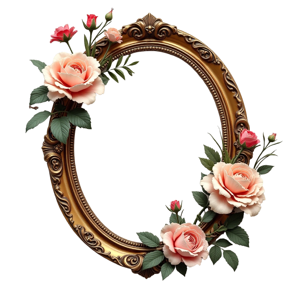 Ornate Floral Frame